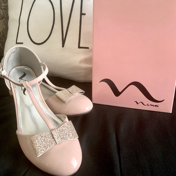 Nina Other - Pretty in Pink Patent Party Shoe 💝 Big Girls Sz 5 NIB